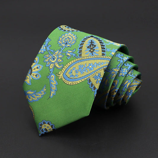 Aumale - Emerald Paisley Bloom Tie