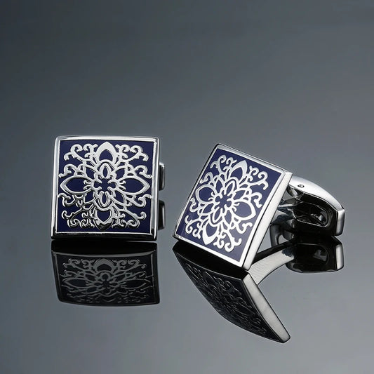 Talisman Cufflink – Massimo Midnight Filigree