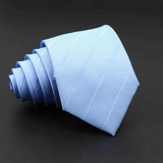 Sky Blue Talisman Necktie – Subtle Elegance for Every Occasion