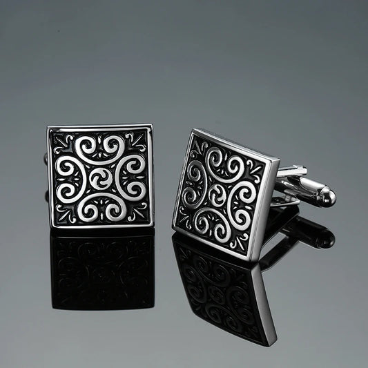 Talisman Cufflink – Visconti Baroque Swirl