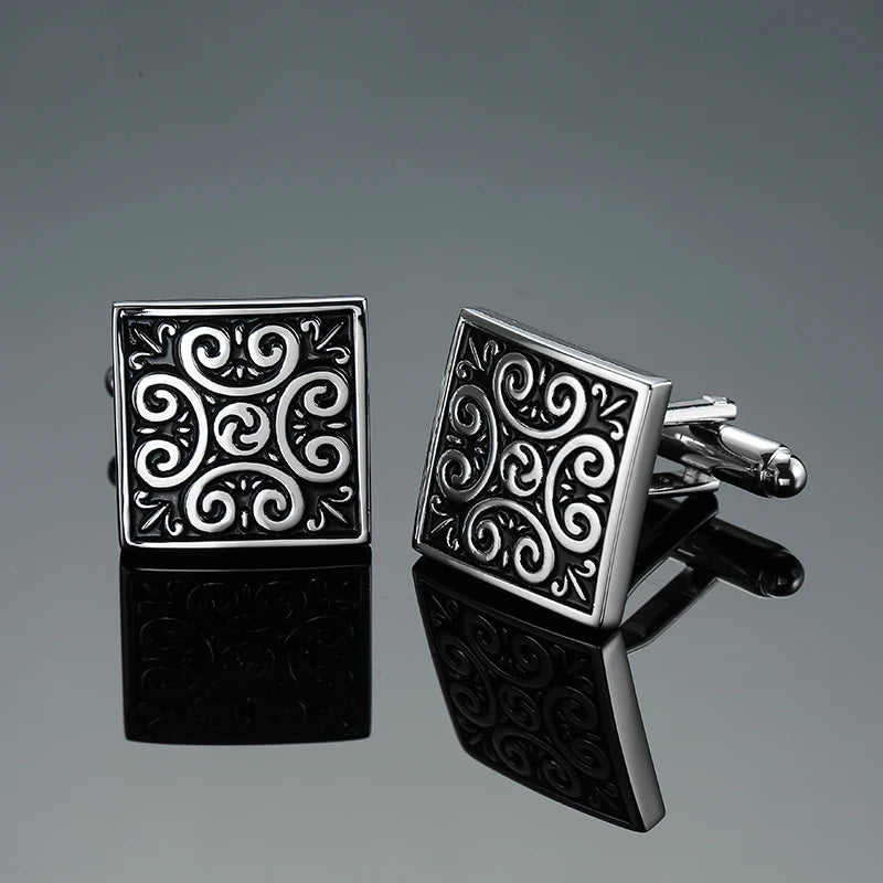 Talisman Cufflink – Visconti Baroque Swirl