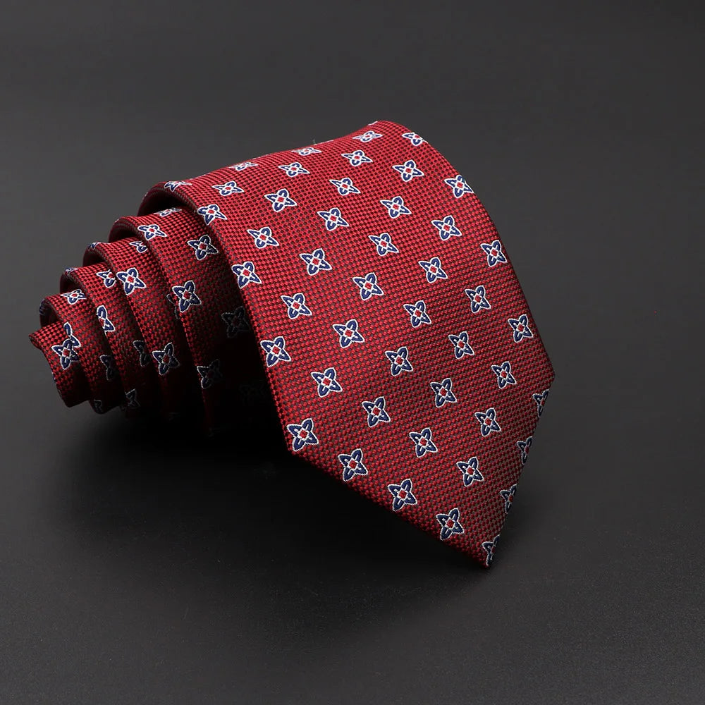Unsworth - Red Floret Dot Tie