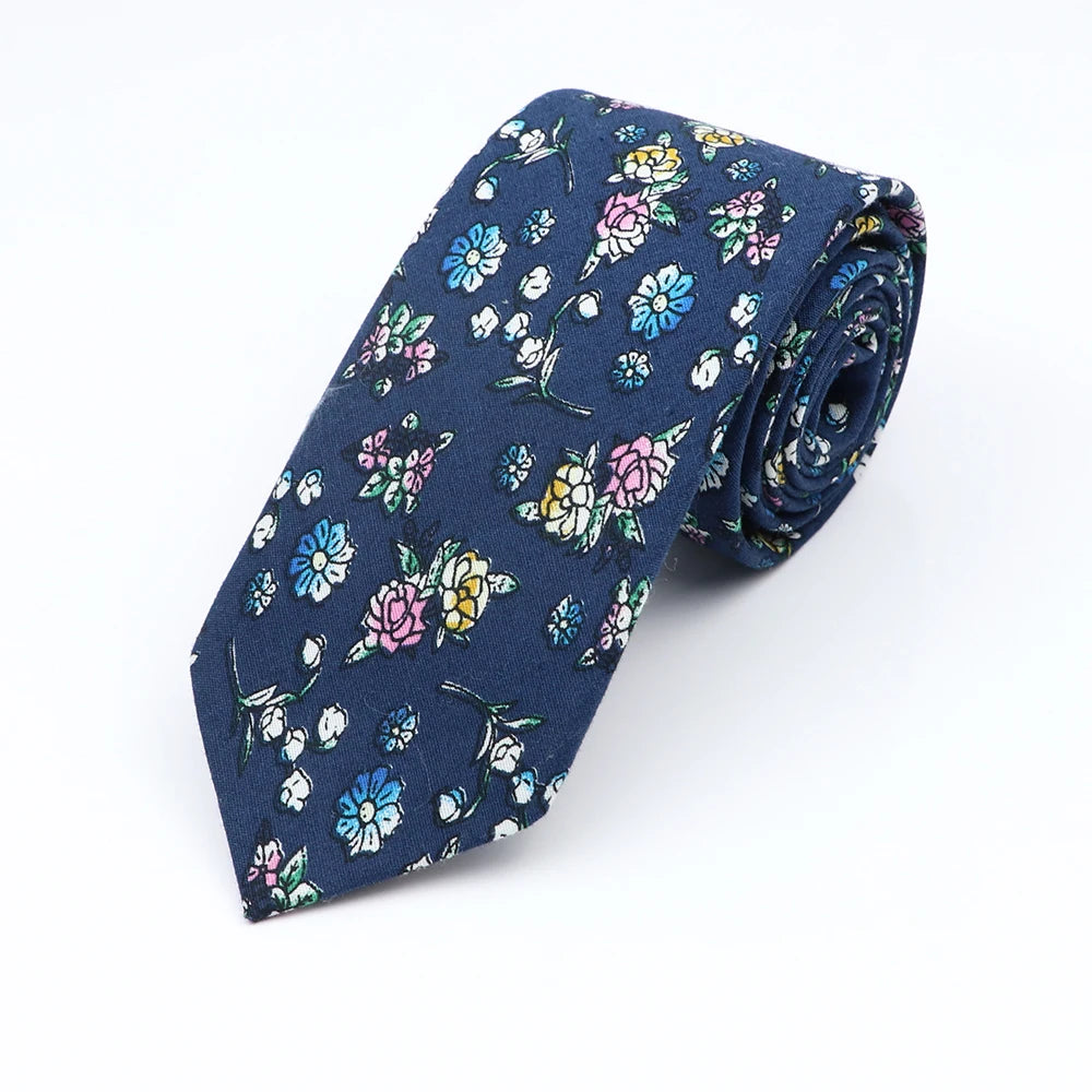 Rosslyn - Navy Forget-Me-Not Tie