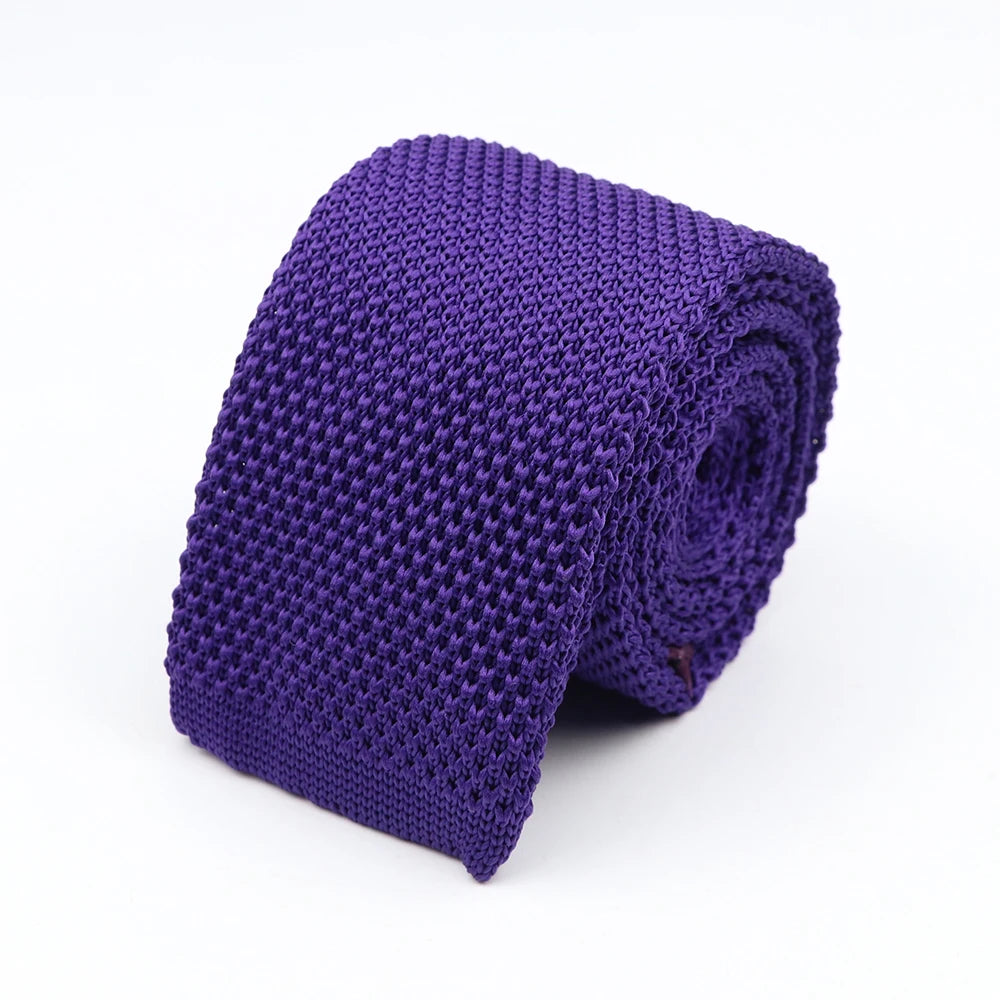 Thistlewood - Indigo Knitted Tie