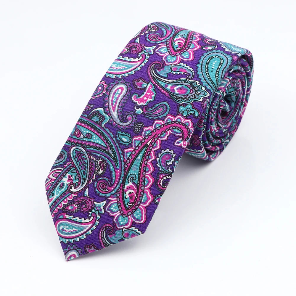 Tavistock - Purple Paisley Tie