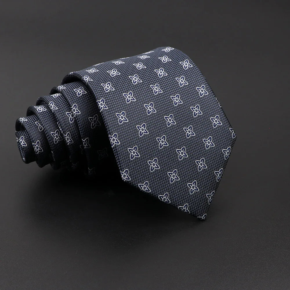 Thwaite - Slate Floret Dot Tie