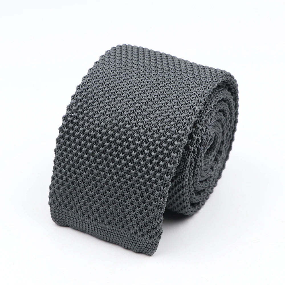 Grimsby - Charcoal Grey Knitted Tie