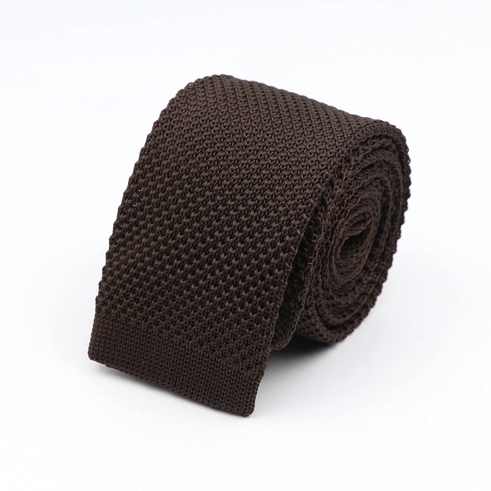 Vanbrugh - Espresso Brown Knitted Tie
