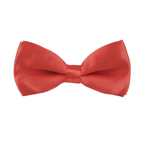 Talisman Bow Tie - Coral Solid Bow Tie