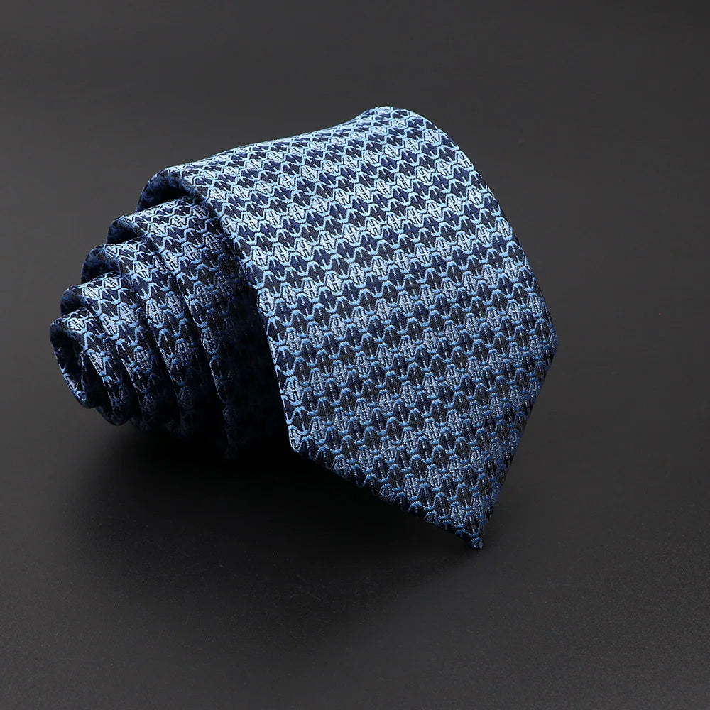 Duckworth - Light Blue Geometric Tie