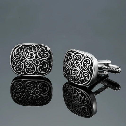 Talisman Cufflink – Ruspoli Gothic Swirl
