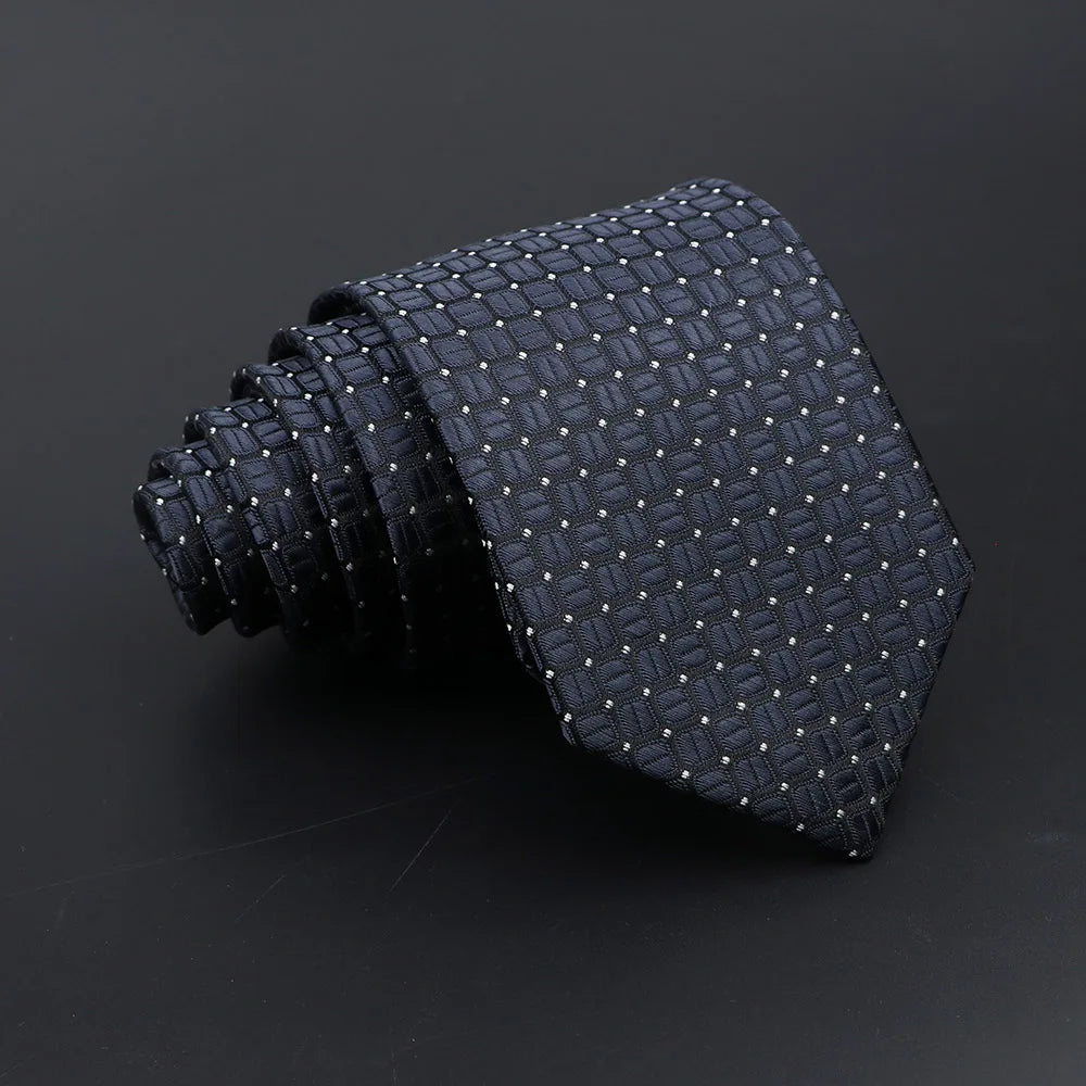 Nemours - Midnight Blue Geometric Tie