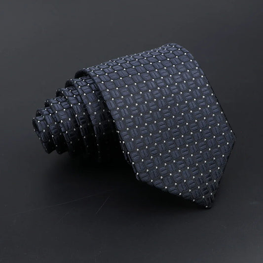 Nemours - Midnight Blue Geometric Tie