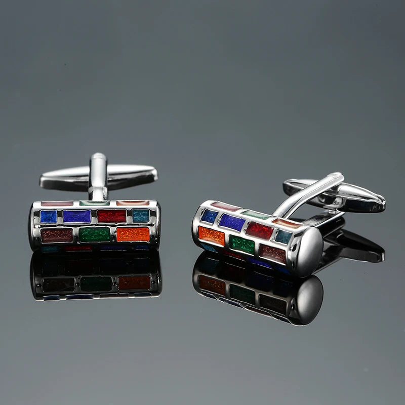 Talisman Cufflink – Strozzi Mosaic Gemstone
