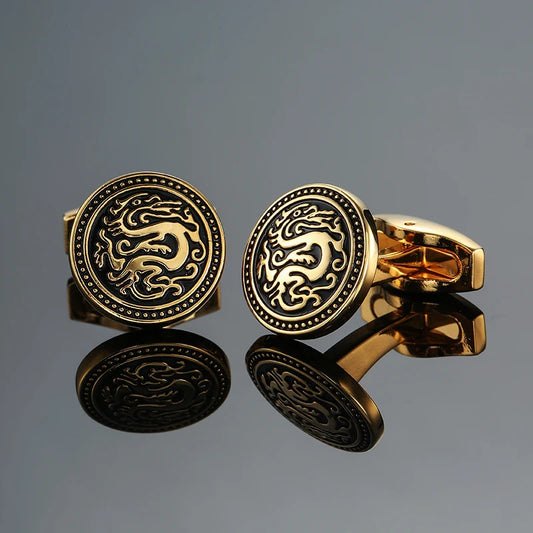 Talisman Cufflink – Barberini Golden Dragon