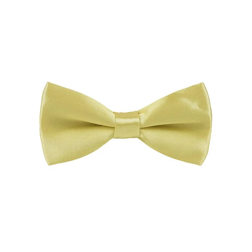 Talisman Bow Tie - Pale Gold Solid Bow Tie