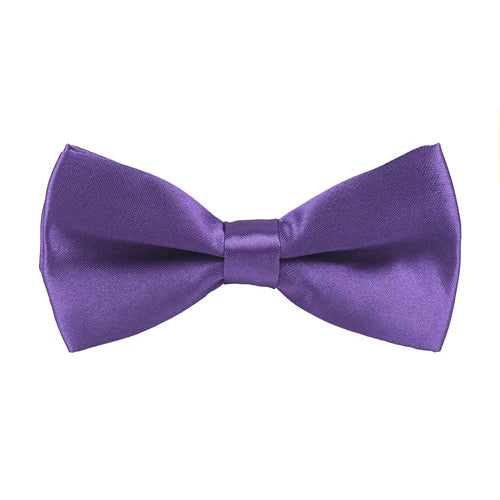 Talisman Bow Tie - Violet Purple Solid Bow Tie