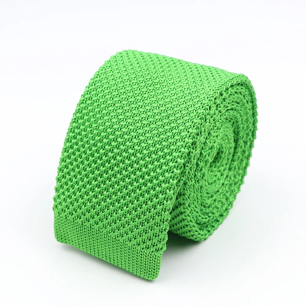 Thornbury - Grass Green Knitted Tie