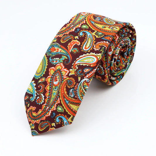 Tavistock - Amber Paisley Tie