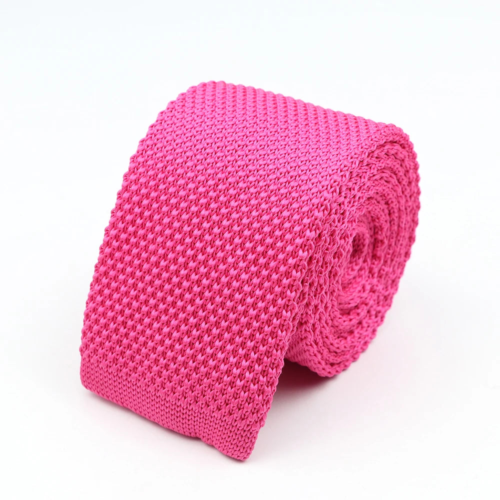 Dunmore - Hot Pink Knitted Tie
