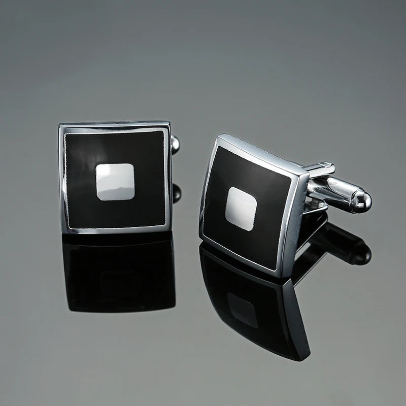 Talisman Cufflink – Borgia Onyx Square