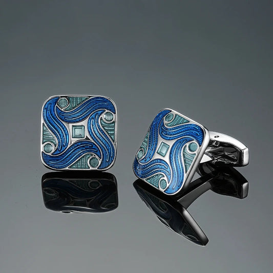 Talisman Cufflink – Spinola Ocean Wave