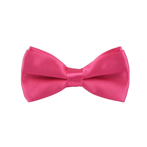 Talisman Bow Tie - Hot Pink Solid Bow Tie