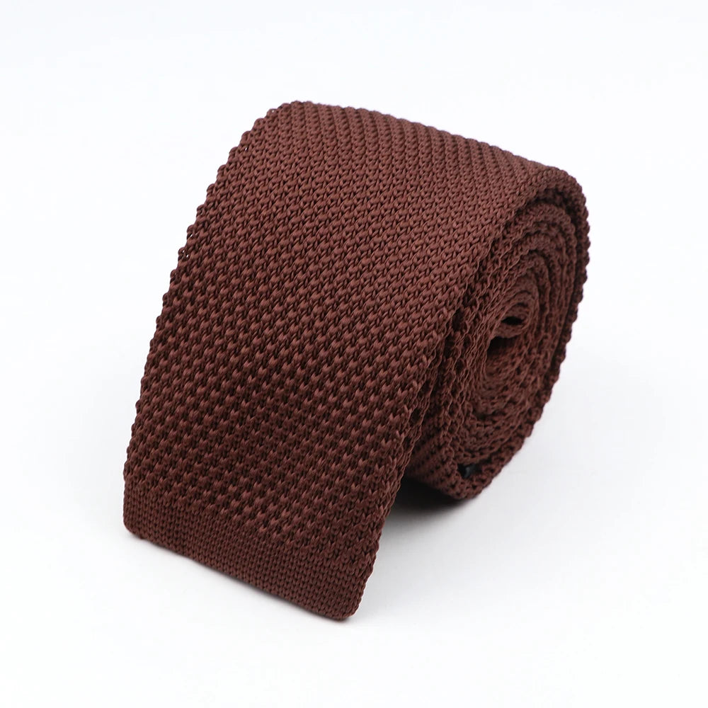 Wexford - Chocolate Brown Knitted Tie