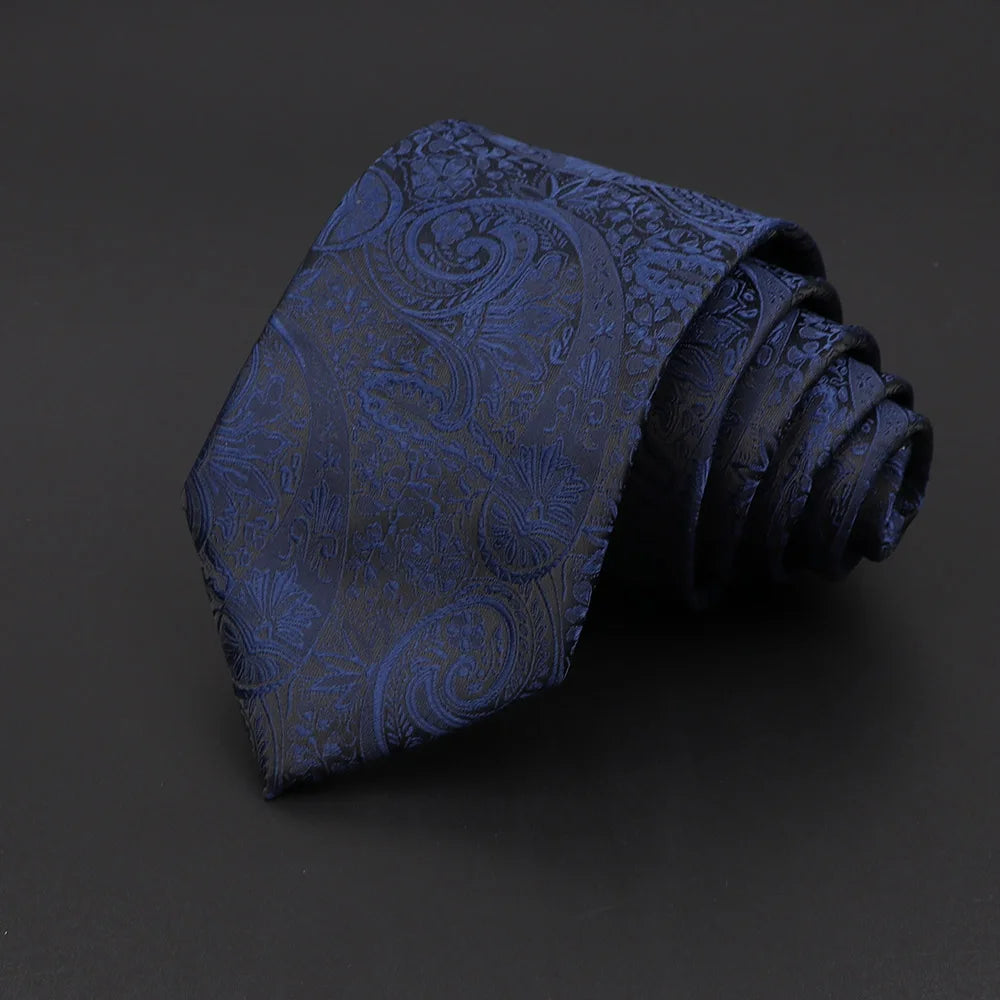 Aragon - Midnight Blue Paisley Tie