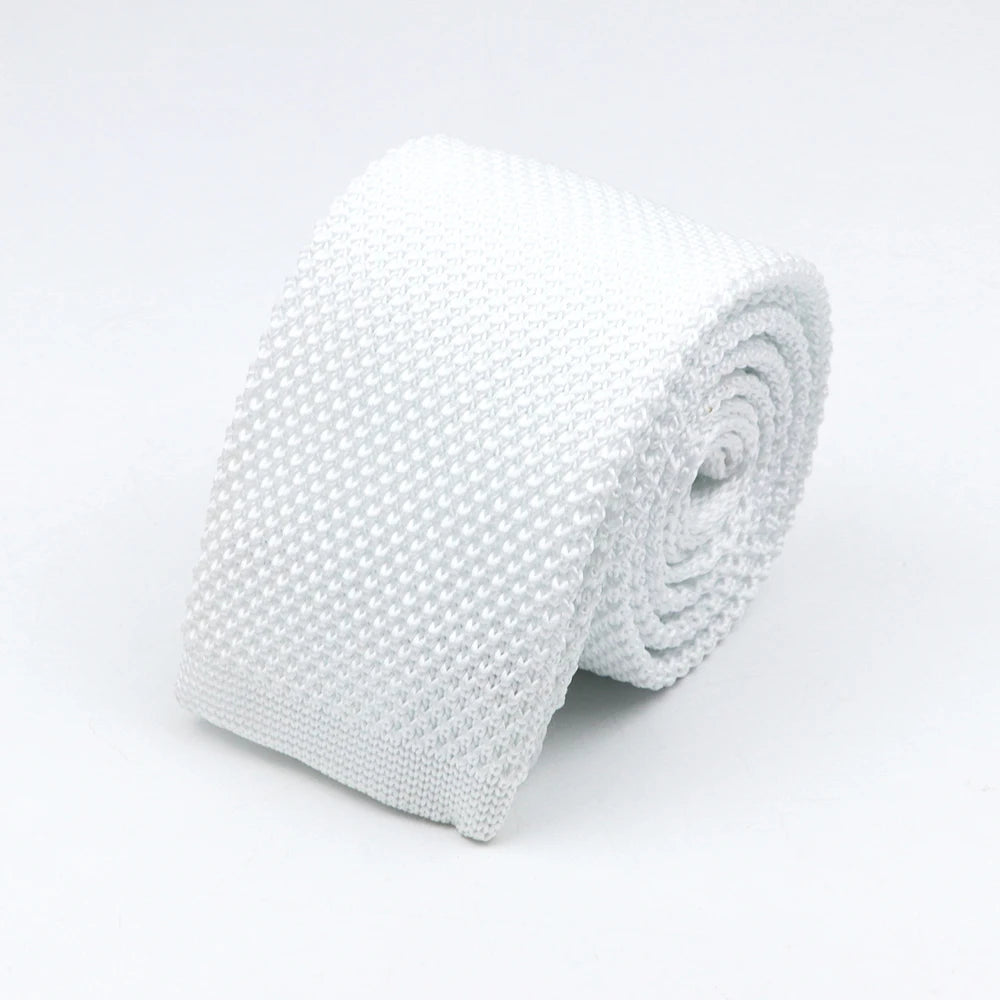 Yardley - White Knitted Tie