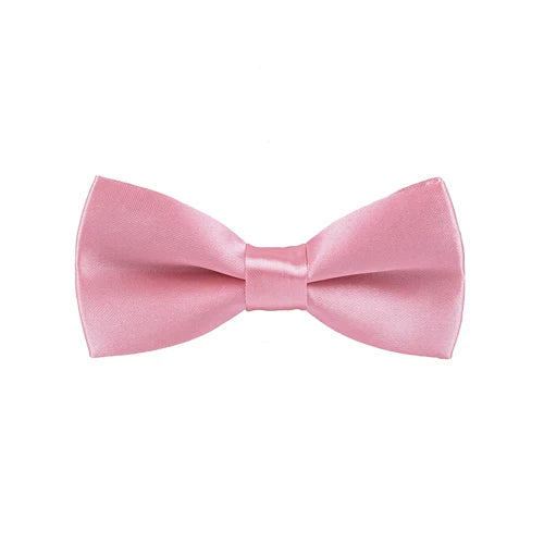 Talisman Bow Tie - Soft Pink Solid Bow Tie
