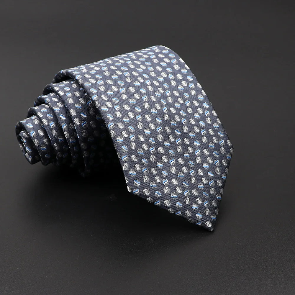 Fairclough - Navy Pin Dot Tie