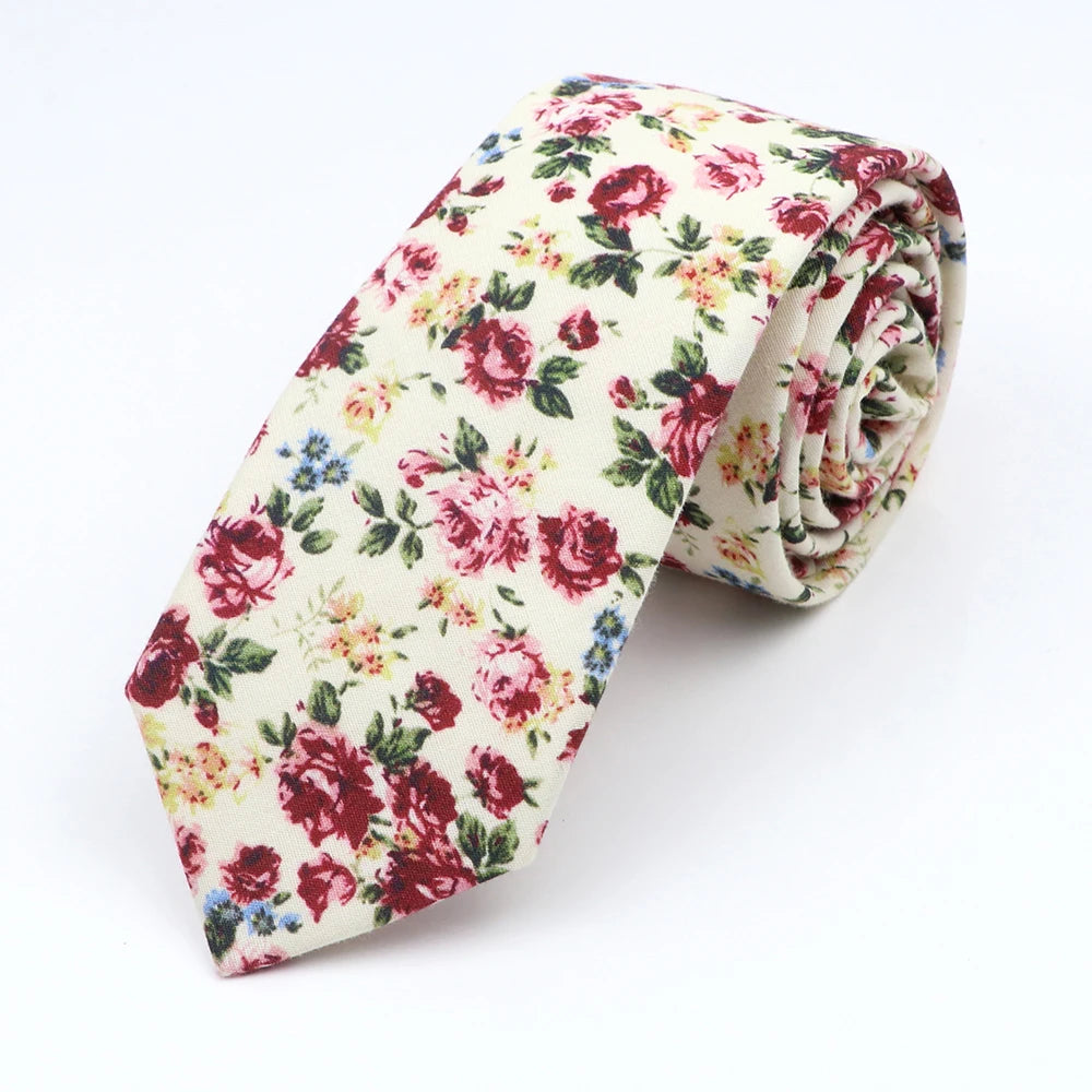 Bardolino - Burgundy Rose Cluster Tie