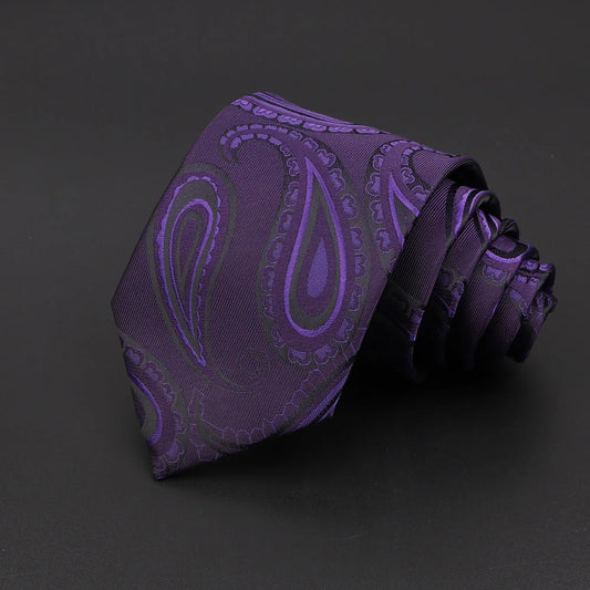 Luján - Deep Purple Paisley Tie