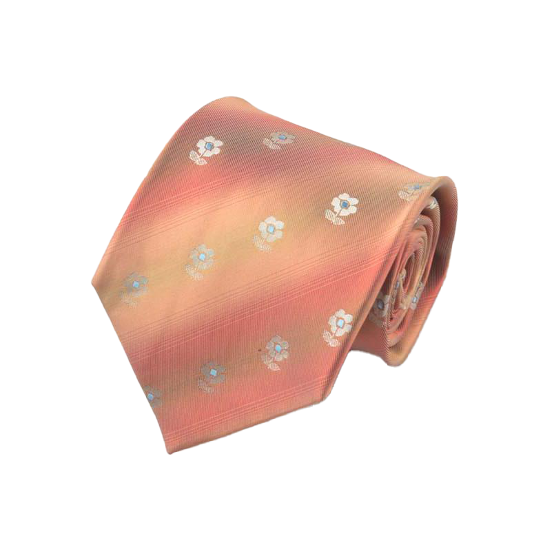 Lancellotti - Apricot Bloom Silk Tie
