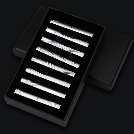 Talisman Tie Clip Set - Monarch Angle
