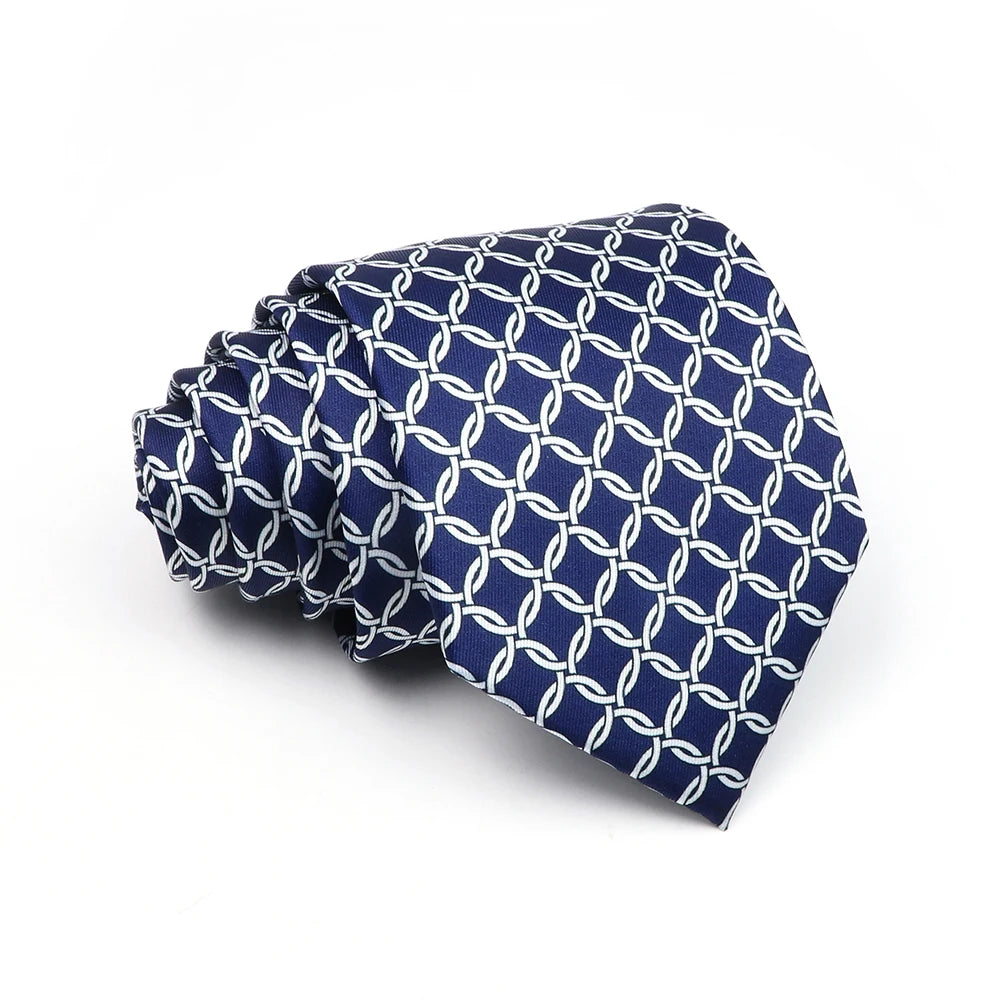 Petworth - Navy Diamond Lattice Tie
