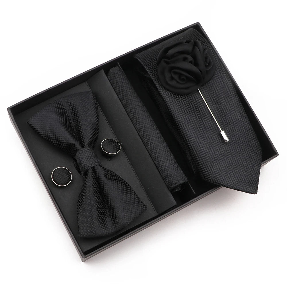 Talisman Tie Set – Classic Black Formal Set