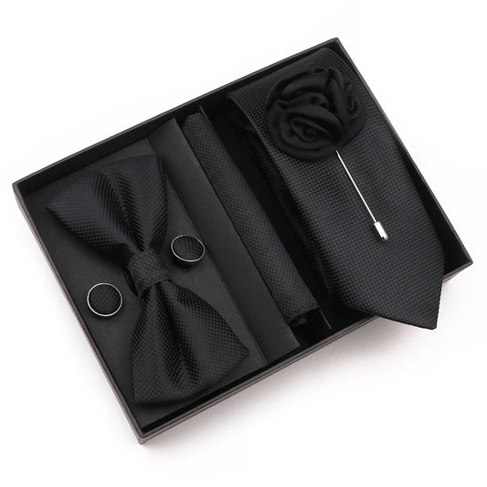 Talisman Tie Set – Classic Black Formal Set