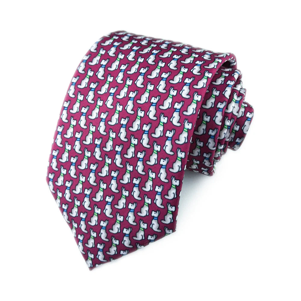 Aberford - Magenta Dog Tie
