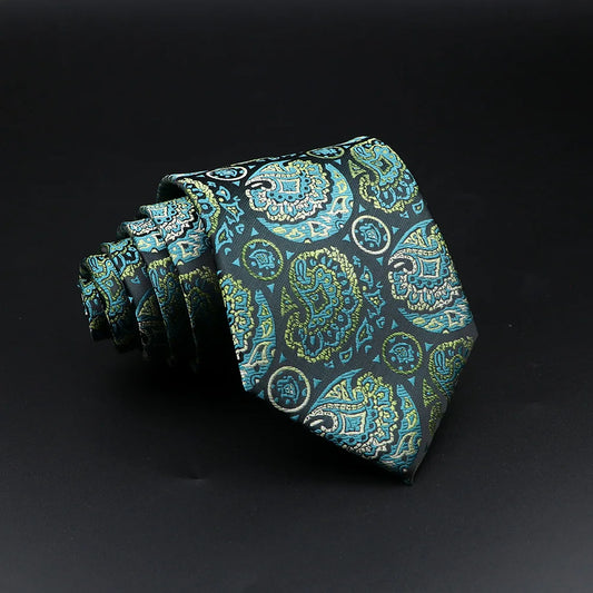 Arcimboldi - Emerald Medallion Paisley Tie