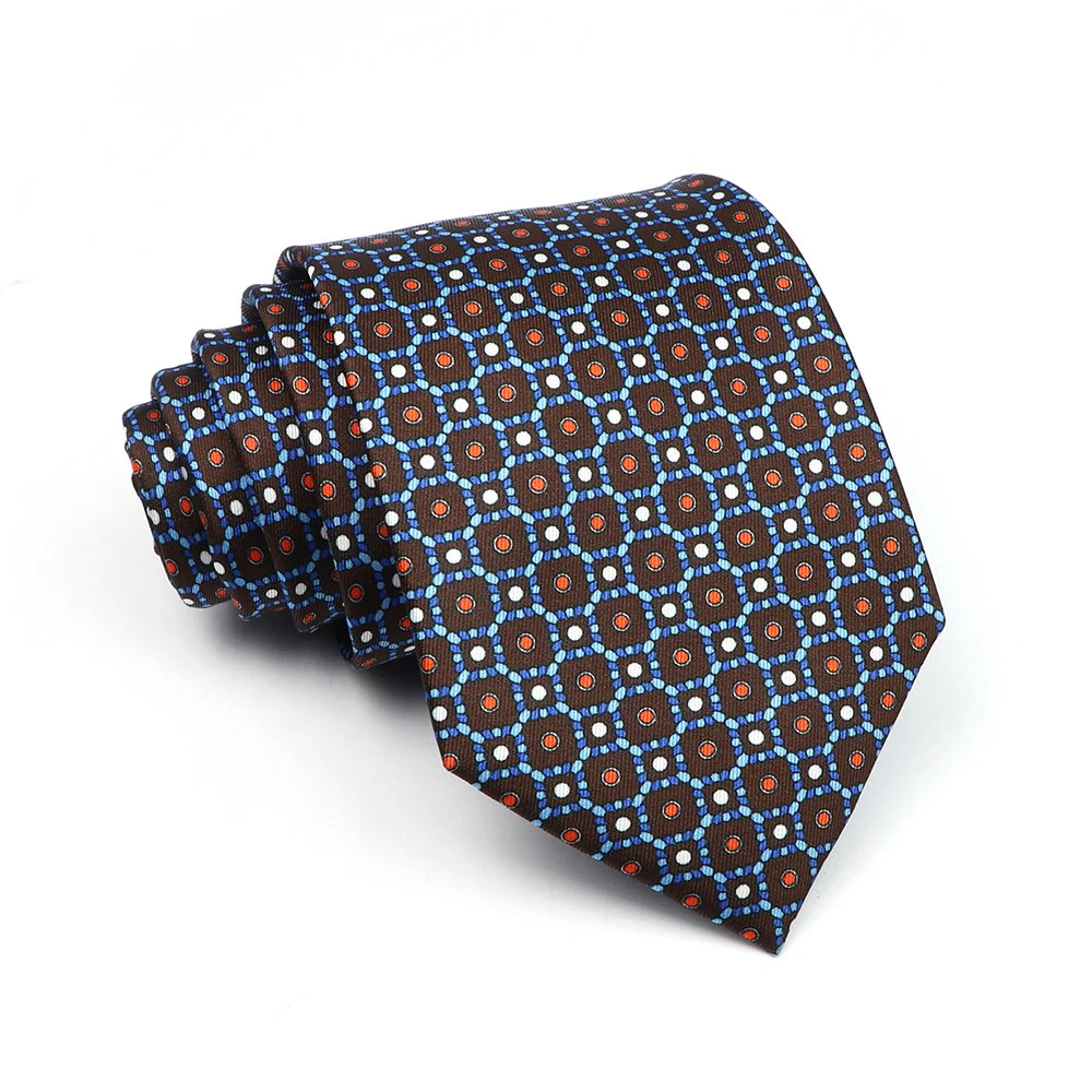 Catterick - Navy Teal Medallion Tie