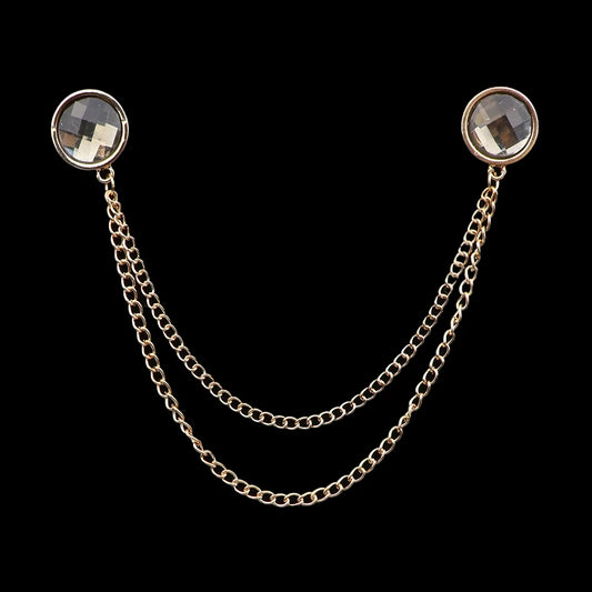 Talisman Brooch – Gilded Smoke Orbit