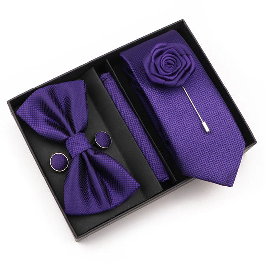 Talisman Tie Set – Royal Purple Formal Set