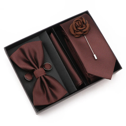 Talisman Tie Set – Mocha Brown Formal Set
