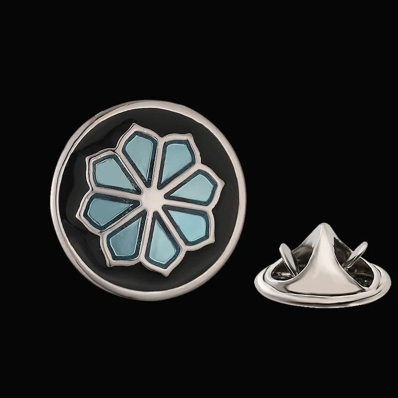 Azure Bloom brooch