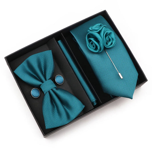 Talisman Tie Set – Deep Teal Formal Set