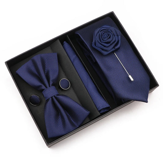 Talisman Tie Set – Midnight Navy Formal Set