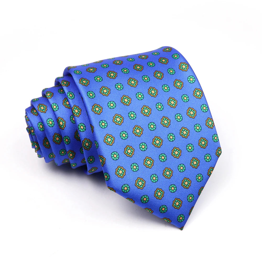 Tarrant - Blue Floret Dot Tie
