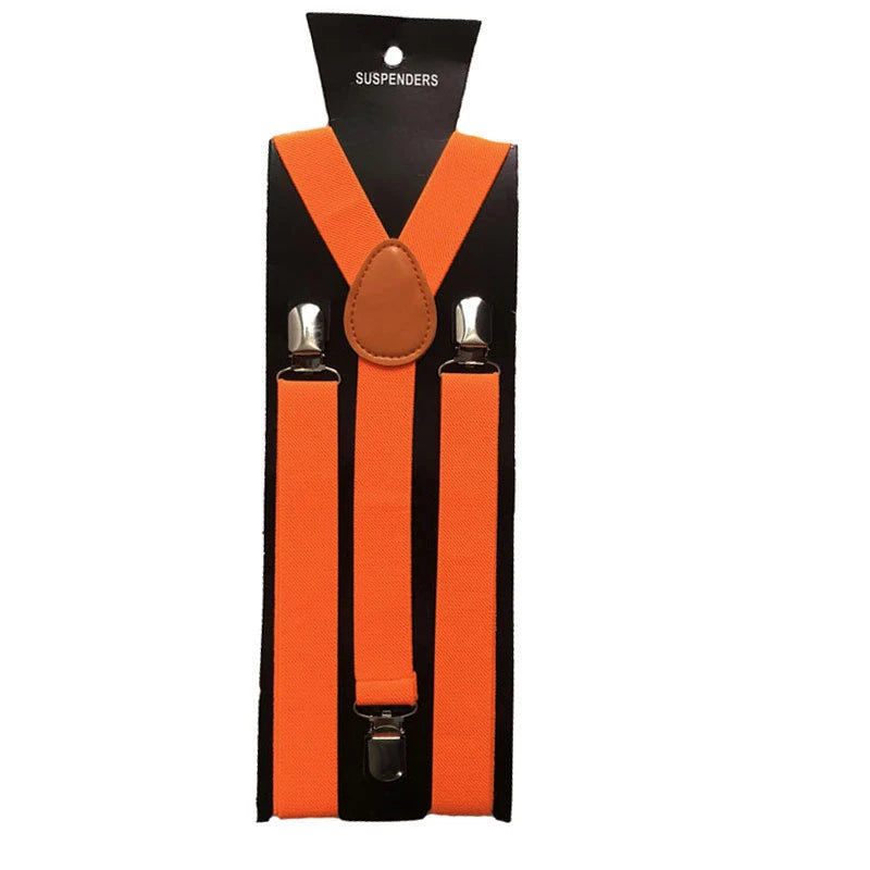 Burnt Orange suspenders
